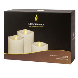 Luminara Flame effect Candle set